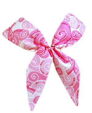 Pink Ribbon Neck Wrap